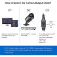 ZOSI 1080P Caméra de Surveillance Extérieure 36PCS LEDs Infrarouge 36 M Vision de nuit Caméra en Métal Anti-vadalisme-3