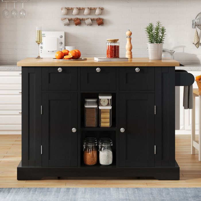 HOMCOM Îlot De Cuisine Mobile Sur Roulettes - Plan De Travail Inox, Tiroir, Armoire, Étagère Réglable, Barre Serviettes & Porte-Épices - Blanc 83,5x45,7x90,5 Cm