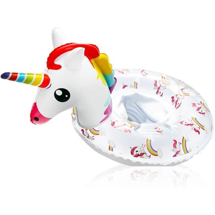 Bouée Gonflable Pour Bébé - Licorne - Pour La Piscine, Le Bateau, La