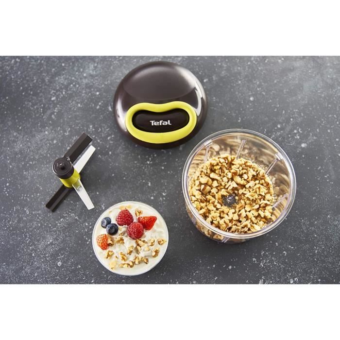 Mini Hachoir Manuel Cuisine, 520 Ml Coupe Oignon Manuel Avec Cordon De Tirage Mixeur Manuel Avec 3 Lames En Acier Inoxydable Hacheur Legume Decoupe Oignon Manuel Eminceur Oignon Vert 87818875