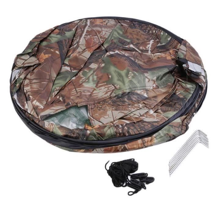 Tente De Douche Pop-up Camping Noir Nylon Imperméable Ultraléger Allemagne