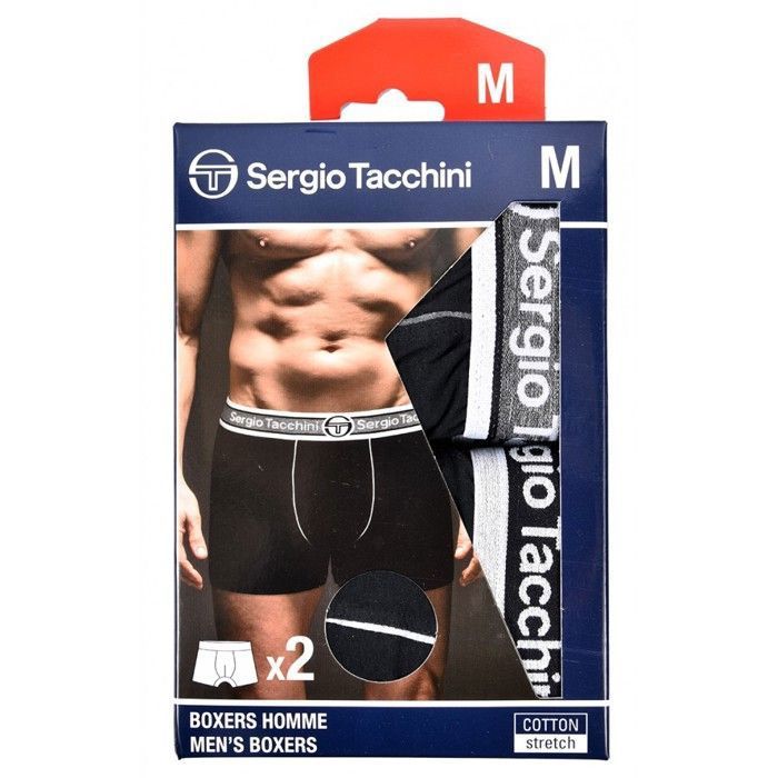 Pack De 2 Boxers Sergio Tacchini - Neuf Avec étiquettes - Taille Unique Homme