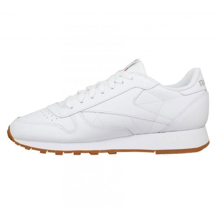 Leather Reebok Blanche Cuir Reebok Classic Leather Blanche Homme