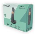 Téléphone fixe sans fil - LOGICOM - DECT ILOA 150 SOLO - Noir - Sans répondeur-4