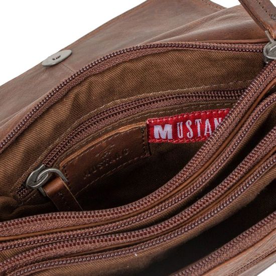 MUSTANG Sac à dos marron en cuir pour femme - Catania Leather Backpack