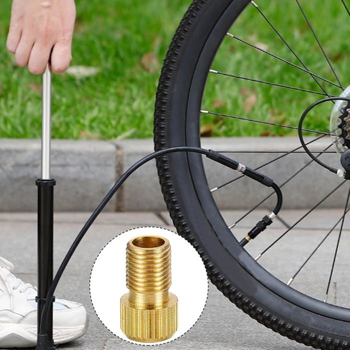 Gonflage Pneu Vélo Embout Gonflage Valve Presta Pour Compresseur Adaptateur  De Valve Pour Gonflage Des Pneus De Vélo Avec Gonfleur