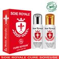 Coffret Soie Royale BIO Cure Soyeuse 125 ml Shampoing 125 ml Cheveux Visage Corps Soin Hydratation Brillance Intense Sans Alcool-0