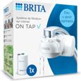 Système de filtration sur robinet - BRITA - ON TAP V - 600 L d'eau filtrée / 4 mois - 3 modes d'utilisations - 5 adaptateurs inclus-0