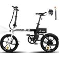 Vélo électrique pliable HITWAY - BK35-HW - Batterie amovible 36V 6,0Ah - Autonomie max 60km-0