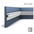 Encadrement de porte Orac Decor DX174-2300 LUXXUS Encadrement de porte Plinthe Cimaise design intemporel classique blanc 2,3m.-0