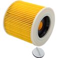vhbw filtre à cartouches compatible avec Kärcher A 2554 Me, A 2604, A 2654 Me, A 2656 X Plus, A 2901, A2000 aspirateur -0