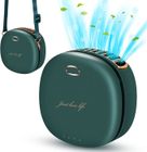 AVEKI Mini ventilateur portable, ventilateur de cou suspendu avec cordon réglable, ventilateur personnel rechargeable par USB à 3 vitesse