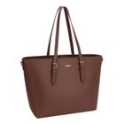 Sac à Main Cabas - David Jones - Fourre-Tout Femme Grand Format A4 - Cours Lycée Travail Sac Shopping Porté Epaule Cuir PU - Marron