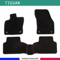 Tapis de voiture - Sur Mesure pour TIGUAN (dès 2016) - 3 pièces - Antidérapant