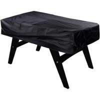 BABY-FOOT Housse de Protection pour Table de babyfoot Oxford - YSTP - Noir - Imperméable - Résistant - 160 x 115 x 48 cm