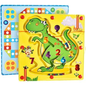 TABLE JOUET D'ACTIVITÉ Dinosaures Jeux Labyrinthe Magnetique Enfant, 2 en