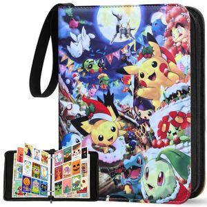 Rangement Carte Pokemon Album GEERDAN Pour Collectionneurs - 900 Cartes, 50 Pages - Portable, Étanche - Idéal Enfants 900 Cartes 50 Pages