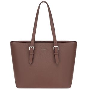 Sac à Main Femme Cabas Simili Cuir - Grand Format - RFID - Noir - Étudiante/Shopping