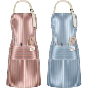 Tablier Cuisine étanche 2 Tabliers De Cuisine EUPSIIU Imperméables - 60x70 Cm, Réglables, Avec Poches Tablier Cuisine Pratique Tablier Cuisine étanche 2 Tabliers De Cuisine EUPSIIU Imperméables - 60x70 Cm, Réglables, Avec Poches Tablier Cuisine Pratique
