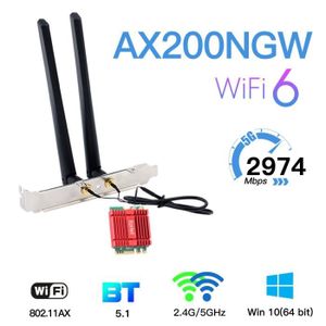 Carte WiFi PCIe AX3000 WiFi 6 - TP-Link Archer TX55E - Adaptateur Bi-bande Carte  WiFi Bluetooth 5.3 avec 2 antennes - Intel Wi-Fi 6 - Cdiscount Informatique
