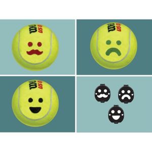 BALLE DE TENNIS Marqueur De Balle De Tennis | Personnalisez Les Balles De Tennis Et Les Balles De Padel Avec Des Émoticônes Amusants | Cadeau[H2739]