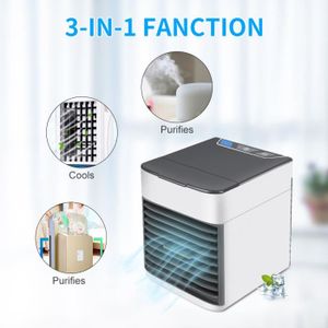 CLIMATISEUR FIXE CLIMATISEUR FIXE 2019 nouveau mini refroidisseur d’air portable, 3 effets (refroidissement, humidification, air purifiant)