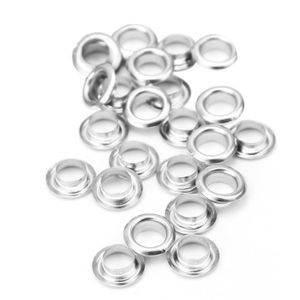 Noir caoutchouc découpage oeillets 12.5MM trou diamètre x 100