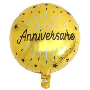 Ballon Joyeux Anniversaire Cdiscount