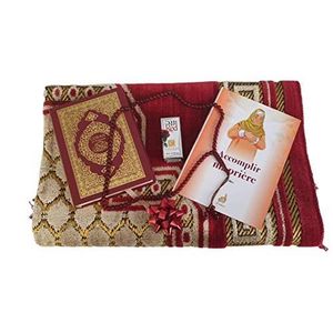 PRUMYA Tapis de prière musulman, 5 pièces, avec boussole, Portable, poche  de voyage, imperméable, arabe, islamique Rouge - Cdiscount Maison
