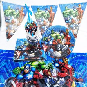 Ballons 1pcs Joyeux Anniversaire Super Heros Super Heros Avengers Fete Decoration Fournitures Maison