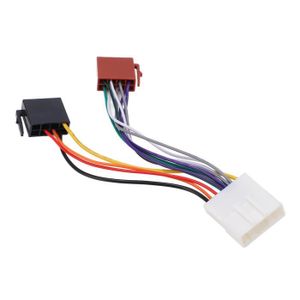 LMC - Adaptateur de connecteur de faisceau de câblage ISO pour harnais  Radio stéréo de voiture pour câble récepteur Radio Alpine - Cdiscount Auto