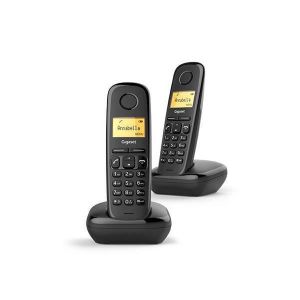 Téléphone fixe Le Gigaset A170 Duo Noir est un téléphone sans fil