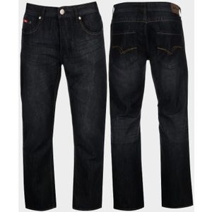 JEANS Lee Cooper Jean Homme Noir coupe droite du 40 au 4