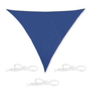 VOILE D'OMBRAGE Voile d'ombrage triangle bleu foncé  - 10035862-98