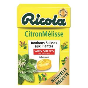 CAFÉ MOULU LOT DE 5 - RICOLA : Bonbons suisses au citron méli