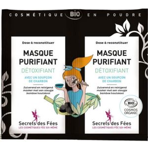 MASQUE VISAGE - PATCH Secrets des Fées Masque Purifiant Détoxifiant 9g