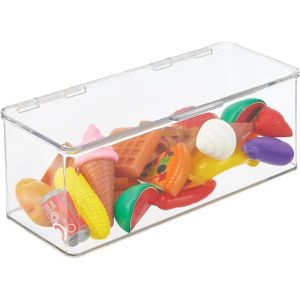 1 pièce boîte de rangement multifonctionnelle transparente avec couvercle,  anti-poussière, pour puzzle d'étudiant, jouets, petits objets, étanche,  boîte de tri et D'affichage, Mode en ligne