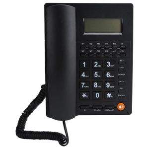 Téléphone fixe SURENHAP Téléphone filaire de bureau L019 Téléphon