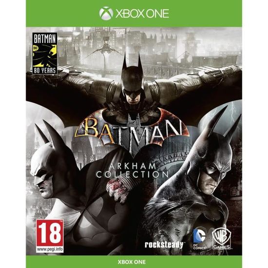 Jeu Xbox One - Warner Bros Games - Batman: Arkham Collection - Action - Inclut 3 jeux