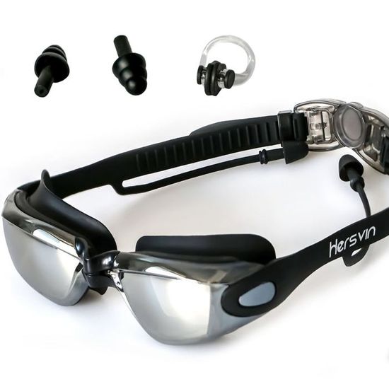 Lunettes De Natation Fulllove Tenfold - Anti-buée Longue Durée - Homme/femme - Confort Ergonomique - Avec Pince-nez Et Bouchons - 7