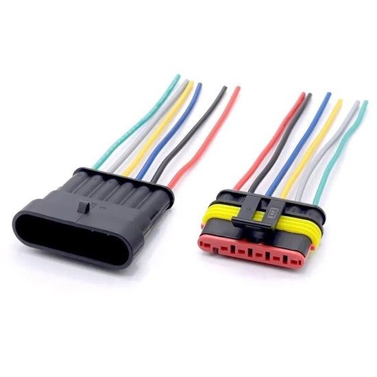 Kit De 320 Connecteurs électriques étanches Pour Voiture/moto - Bornes 1/2/3/4/6 Broches, Câbles 14-20 AWG - 7