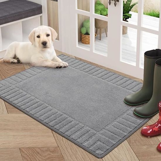 Tapis De Sol Wash+Dry Duo Pepper 60x180 Cm - Intérieur/extérieur, Lavable, Antidérapant, Fabriqué En Europe - 5