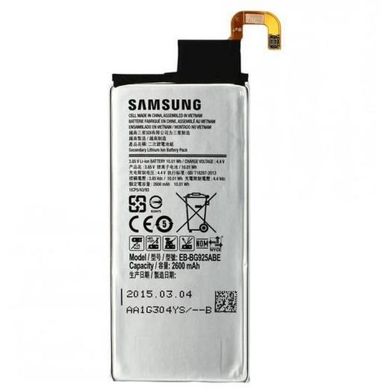 BATTERIE SAMSUNG GALAXY S6 EDGE EB-BG925ABA 0 CYLCE 100% Neuve Haute Qualité ✅ BATTERIE SAMSUNG GALAXY S6 EDGE EB-BG925ABA 0 CYLCE 100% Neuve Haute Qualité ✅