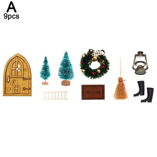 Guirlande Lumineuse Miniature 5 Mètres Pour Maison De Poupée - Fausses Ampoules Colorées, Décoration Noël, Fête, DIY, Accessoire Miniature - 5
