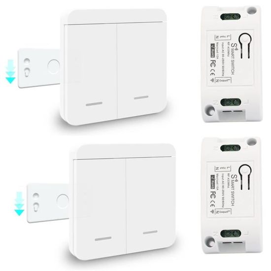 Vente Interrupteur De Scène Intelligent Sans Fil Tuya Zigbee 4 Gang 12 Scènes Interrupteur Lumineux Tactile Contrôle à Distance Application Smart Life - Banggood Ançais