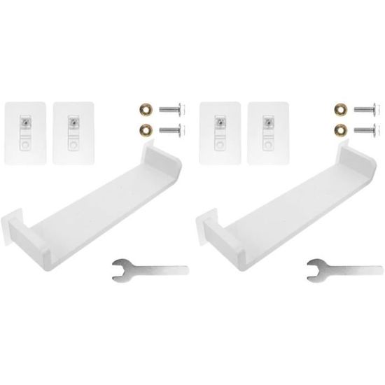 Étagère Robinet Salle De Bain - Support Compact, Étagères De Douche | Rangement Suspendu Amovible En Plastique Résistant, Accessoire Multifonction Pour Produits De Beauté, Savons, Éponges De Cuisine