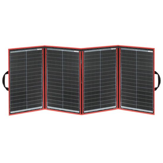 Dokio 200W Solarpanel 12V Tragbar Faltbar Solarmodule für Camping