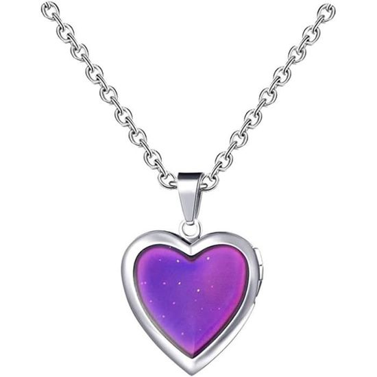 1 Pcs Collier Qui Change De Couleur Selon L