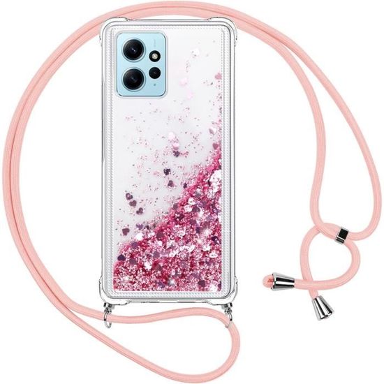 Xylota Coque Avec Cordon Pour Xiaomi Redmi Note 12, Etui Avec