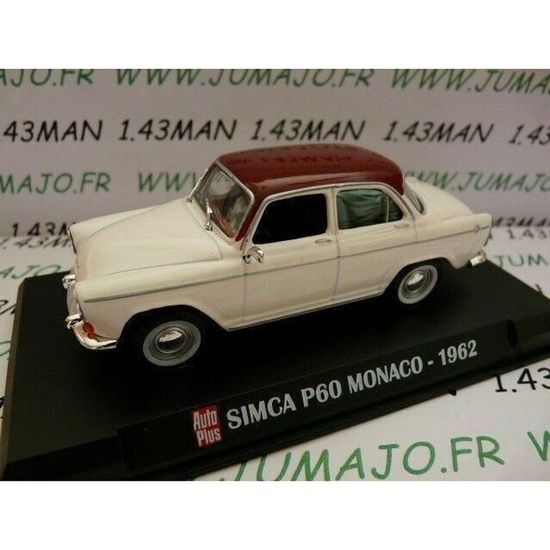 AP43 Voiture miniature de Collection SIMCA P60 Monaco 1962